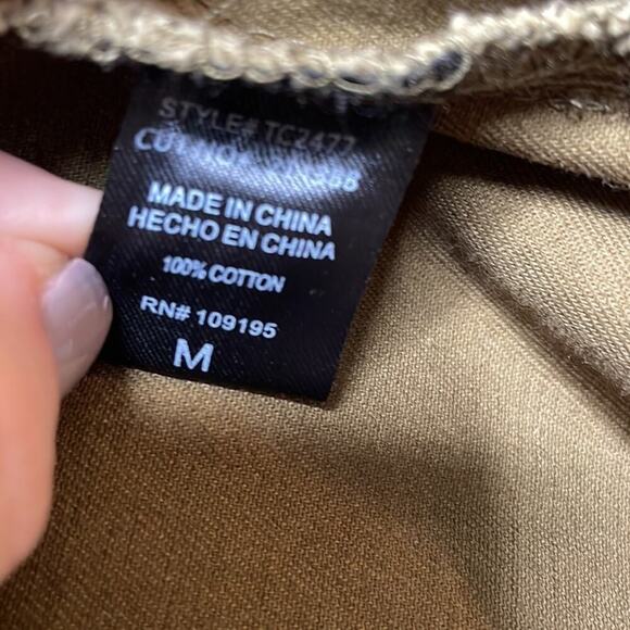 Y2K canvas embroidered jacket/cardigan - Picture 10 of 11